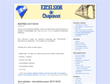 Tablet Screenshot of excelsior-chaponost.com